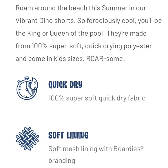 🆕 NWT Boardies Dino Printed vibrant neon swim trunks size 7-8 - Picture 9 of 11